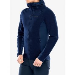 Bluza z kapturem męska Rab Capacitor Hoody. Niebieskie bluzy męskie RAB, m, bez wzorów, z kapturem. Za 308.99 zł.