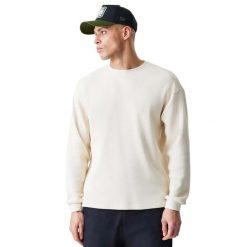 T-Shirt New Era Ne Ls Waffle Tee Newera Ltc Dorośli. Brązowe t-shirty męskie New Era, s, bez wzorów, z bawełny, klasyczne, bez kołnierzyka. Za 283.99 zł.