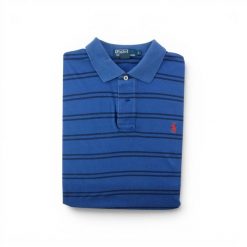 Second life - Koszulka polo męska Polo Ralph Lauren - Stan bardzo dobry. Niebieskie koszulki polo męskie Ralph Lauren, l, bez wzorów, z tkaniny, eleganckie, bez ramiączek. Za 127.76 zł.
