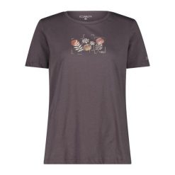 Koszulka damska CMP. Szare t-shirty damskie CMP, l, bez wzorów, z materiału, eleganckie, bez kołnierzyka. Za 154.50 zł.