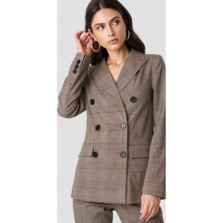 NA-KD Classic Marynarka w kratkę - Brown. Żakiety damskie marki NA-KD Classic. Za 242.95 zł.