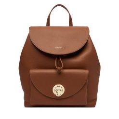 Plecak Coccinelle. Brązowe plecaki damskie Coccinelle, bez wzorów. Za 1,539.00 zł.