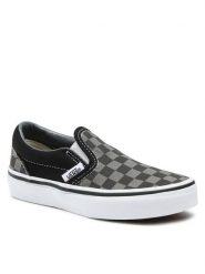 Vans Tenisówki Uy Classic Slip-On VN000ZBUEO01 Czarny. Czarne buty sportowe dziewczęce Vans, bez wzorów, z materiału, bez zapięcia. Za 159.99 zł.