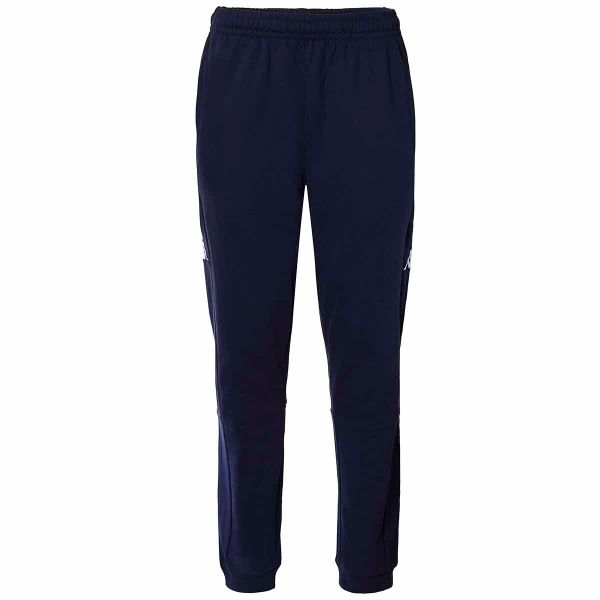 Spodnie do biegania Kappa Daceno. Niebieskie spodnie sportowe męskie Kappa, xl, bez wzorów, z bawełny, do biegania. W wyprzedaży za 132.90 zł.