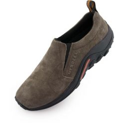 Buty turystyczne Sneakersy Męskie Merrell Jungle Moc. Brązowe buty sportowe męskie Merrell, z materiału, bez zapięcia. Za 255.90 zł.