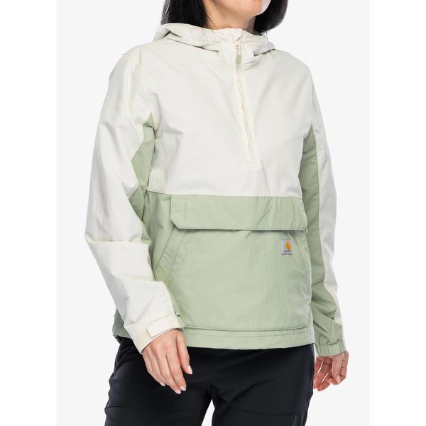 Anorak damski Carhartt Loose Lightweight Anorak. Zielone kurtki damskie Carhartt, bez wzorów, z softshellu, bez kaptura, trekkingowe. Za 408.99 zł.