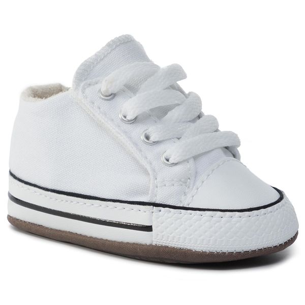 Tenisówki Converse. Białe półbuty chłopięce Converse, bez wzorów, bez zapięcia. Za 169.99 zł.