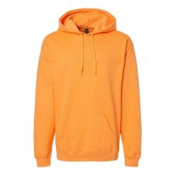 Bluza Z Kapturem Dla Dorosłych Unisex Softstyle Midweight. Czerwone bluzy męskie Gildan, m, bez wzorów, z kapturem. Za 112.99 zł.
