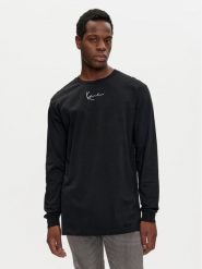 Karl Kani Longsleeve Small Signature 6024463 Czarny Regular Fit. Czarne bluzki z długim rękawem męskie Karl Kani, m, bez wzorów, z bawełny, bez kołnierzyka. Za 109.99 zł.