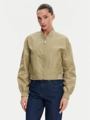 Calvin Klein Jeans Kurtka bomber Hero LV047B528G Beżowy Relaxed Fit. Brązowe kurtki damskie Calvin Klein Jeans, m, bez wzorów, z jeansu, bez kaptura. Za 519.99 zł.