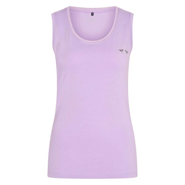 Damski tank top HV Polo Classic. Fioletowe koszule damskie HV POLO, bez wzorów, bez kołnierzyka, bez ramiączek, do jazdy konnej. Za 191.00 zł.