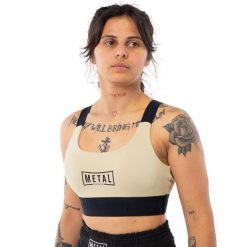 Biustonosz dla kobiet Metal Boxe Desert Storm. Brązowe biustonosze METAL BOXE, bez wzorów. Za 148.00 zł.