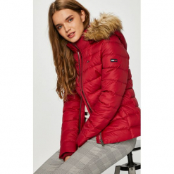 Tommy Jeans - Kurtka. Szare kurtki damskie Tommy Jeans, z jeansu. Za 799.90 zł.