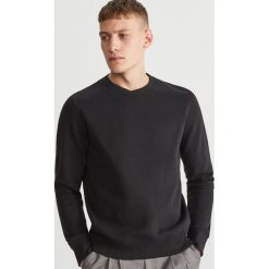Gładka bluza - Czarny. Bluzy męskie Reserved. Za 79.99 zł.