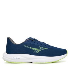 Buty do biegania Mizuno. Niebieskie buty sportowe męskie Mizuno, bez zapięcia, do biegania. Za 429.99 zł.