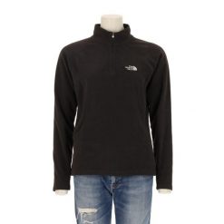 Damska czarna bluza polarowa TNF. Czarne bluzy damskie The North Face, l, bez wzorów, z polaru, bez kaptura, trekkingowe. Za 170.36 zł.