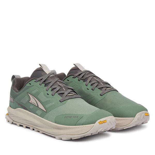 Buty do biegania Altra. Zielone buty sportowe męskie Altra, z gore-texu, bez zapięcia, do biegania, gore-tex. Za 799.99 zł.