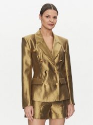 Marciano Guess Marynarka 5GGN20 7312A Złoty Regular Fit. Żółte żakiety damskie Marciano Guess, z aplikacjami, z wiskozy. Za 1,129.00 zł.