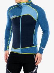 Bluza rozpinana męska Crazy Pull Resolution. Niebieskie bluzy męskie CRAZY, m, bez wzorów, z materiału, bez kaptura. Za 604.99 zł.