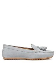 Geox Mokasyny D Kalistena D651JE 00022 C0397 Szary. Szare mokasyny damskie Geox, ze skóry. Za 459.99 zł.