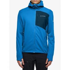 Bluza polarowa męska Vaude Monviso Fleece Jacket III. Niebieskie bluzy męskie Vaude, m, bez wzorów, z polaru, bez kaptura. Za 351.69 zł.
