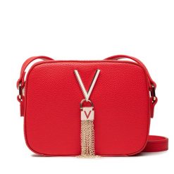 Torebka Valentino. Czerwone listonoszki damskie Valentino, bez wzorów, bez dodatków. Za 219.99 zł.