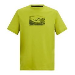 T-shirt Męski Graficzny Nadruk Fingal. Żółte t-shirty męskie Regatta, l, bez wzorów, z poliesteru, bez kołnierzyka. Za 75.99 zł.