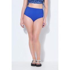 Damskie Figi od bikini figi wysoki stan. Niebieskie bikini damskie Ulla Popken, plus size, bez wzorów, plus size. Za 99.99 zł.