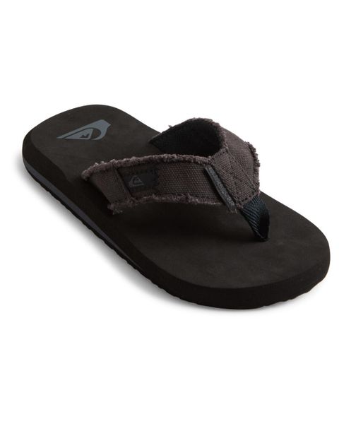 Sandały dla Chłopców MONKEY ABYSS. Czarne sandały chłopięce Quiksilver, z materiału, bez zapięcia. Za 94.99 zł.