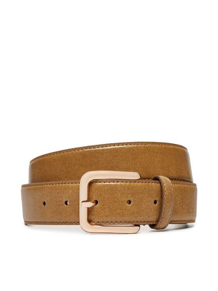 Guess Pasek BW9175 P4435 Beżowy. Brązowe paski damskie Guess, z aplikacjami. Za 329.99 zł.