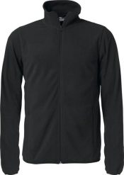 Clique Basic Micro Fleece Kurtka męska z antipilling microfleece – black. Czarne kurtki męskie CLIQUE, m, bez wzorów, bez kaptura. Za 162.74 zł.