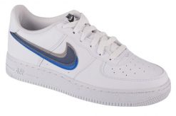 Buty sportowe Sneakersy chłopięce, Air Force 1 Impact Nn Gs. Białe trampki i tenisówki chłopięce Nike, bez wzorów, z materiału, sportowe, przed kostkę, bez zapięcia. Za 449.99 zł.