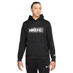 Męska Bluza Z Kapturem DF FC Libero. Czarne bluzy męskie Nike, m, bez wzorów, z kapturem. Za 220.99 zł.