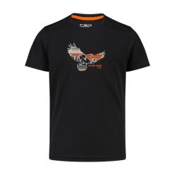 Koszulka chłopięca CMP Equinoxa. Brązowe t-shirty dla chłopców CMP, bez wzorów, z poliesteru, bez ramiączek. Za 59.99 zł.