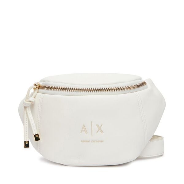 Nerka Armani Exchange. Białe torebki do ręki damskie Armani Exchange, bez wzorów, bez dodatków. Za 439.99 zł.