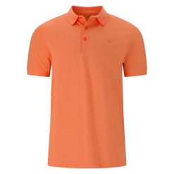 Polo Cruz Harrold. Brązowe koszulki polo męskie CRUZ, m, bez wzorów, eleganckie, bez ramiączek. Za 136.50 zł.