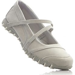 Baleriny bonprix jasnoszary. Szare baleriny damskie bonprix, w paski. Za 69.99 zł.