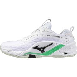 Buty halowe Mizuno Wave Stealth Neo. Białe buty sportowe męskie Mizuno, bez zapięcia, do piłki ręcznej, mizuno wave. W wyprzedaży za 615.70 zł.