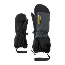 Rękawiczki dziecięce Ziener Levi AS Minis. Czarne rękawiczki dziecięce Ziener, bez wzorów. Za 140.99 zł.