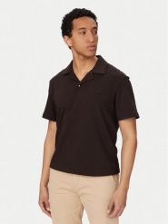 Lacoste Polo DH1969 Brązowy ciemny Classic Fit. Brązowe koszulki polo męskie Lacoste, m, bez wzorów, z bawełny, bez ramiączek. Za 579.99 zł.