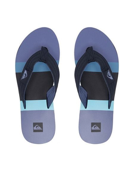 Quiksilver Japonki EO-DUNE CQ10036MMDA Granatowy. Niebieskie klapki męskie Quiksilver, ze skóry. Za 66.99 zł.