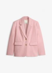 Żakiet jednorzędowy ze stretchem. Czerwone żakiety damskie bonprix, bez wzorów, eleganckie. Za 239.99 zł.