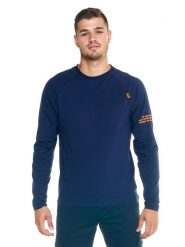 Koszulka na co dzień na siłownię. Niebieskie koszulki sportowe męskie LEONE 1947 APPAREL, m, bez wzorów, z dżerseju, bez kołnierzyka, bez ramiączek, na fitness i siłownię. Za 63.11 zł.