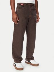 Quiksilver Jeansy YG Baggy EQYDP03510 Brązowy ciemny Baggy Fit. Brązowe jeansy męskie Quiksilver. Za 386.99 zł.