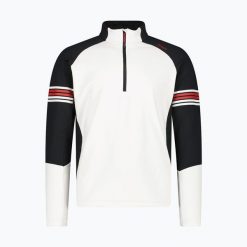 Bluza męska CMP 35L0427 Sweat. Białe bluzy sportowe męskie CMP, l, bez wzorów, bez kaptura, narciarskie. Za 309.99 zł.