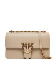 Pinko Torebka Love One Classic Dc AI 24-25 PLTT 100941 A0F1 Beżowy. Brązowe torebki do ręki damskie Pinko, bez wzorów, ze skóry, wizytowe, bez dodatków. Za 1,379.00 zł.