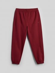 4F Spodnie dresowe joggery męskie - czerwone M. Czerwone spodnie sportowe męskie 4f, l, bez wzorów, z dresówki. Za 149.99 zł.