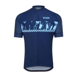 Męska koszulka rowerowa z krótkim rękawem – Signal One. Niebieskie buty sportowe męskie KEADA SPORTS, bez zapięcia, rowerowe. Za 332.00 zł.