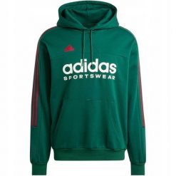 Adidas bluza męska z kapturem sportowa hoodie wygodna House of Tiro r. S. Czerwone bluzy męskie Adidas, m, bez wzorów, z bawełny, z kapturem. Za 263.00 zł.