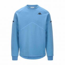 Bluza Kappa Karefod. Niebieskie bluzy sportowe męskie Kappa, m, bez wzorów, bez kaptura. Za 257.05 zł.